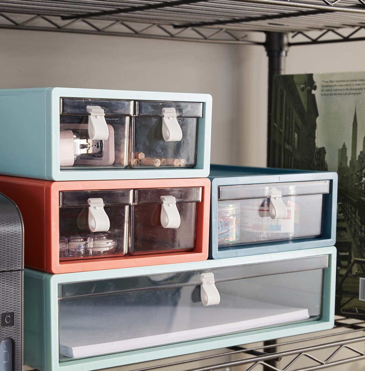 5 shelf wire storage rack Production