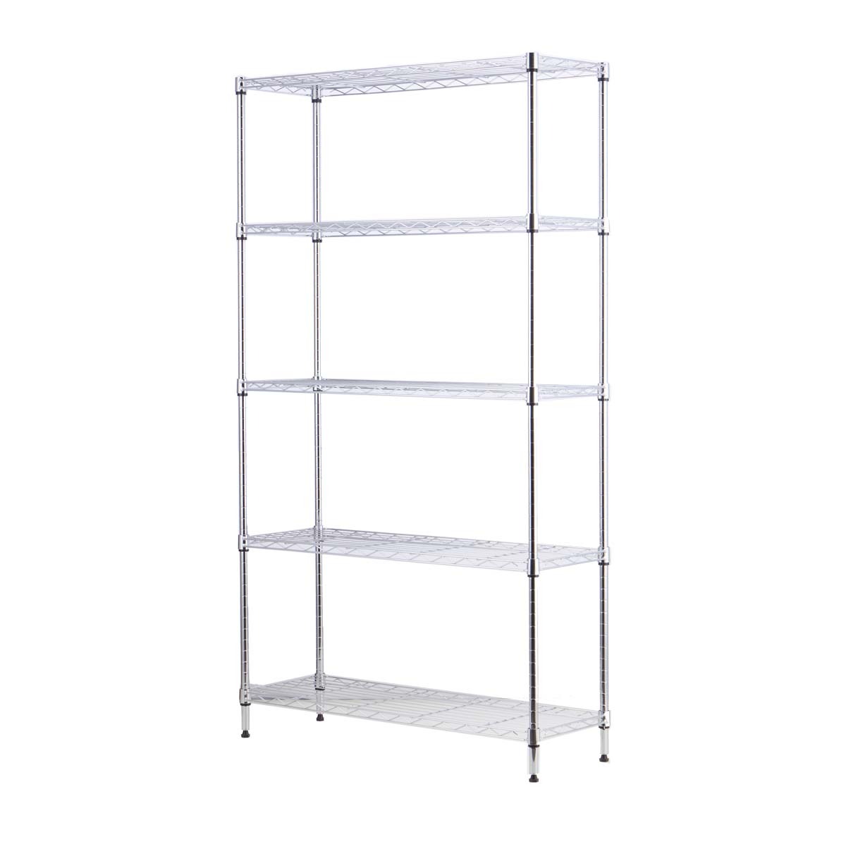 5 shelf wire storage rack Solution