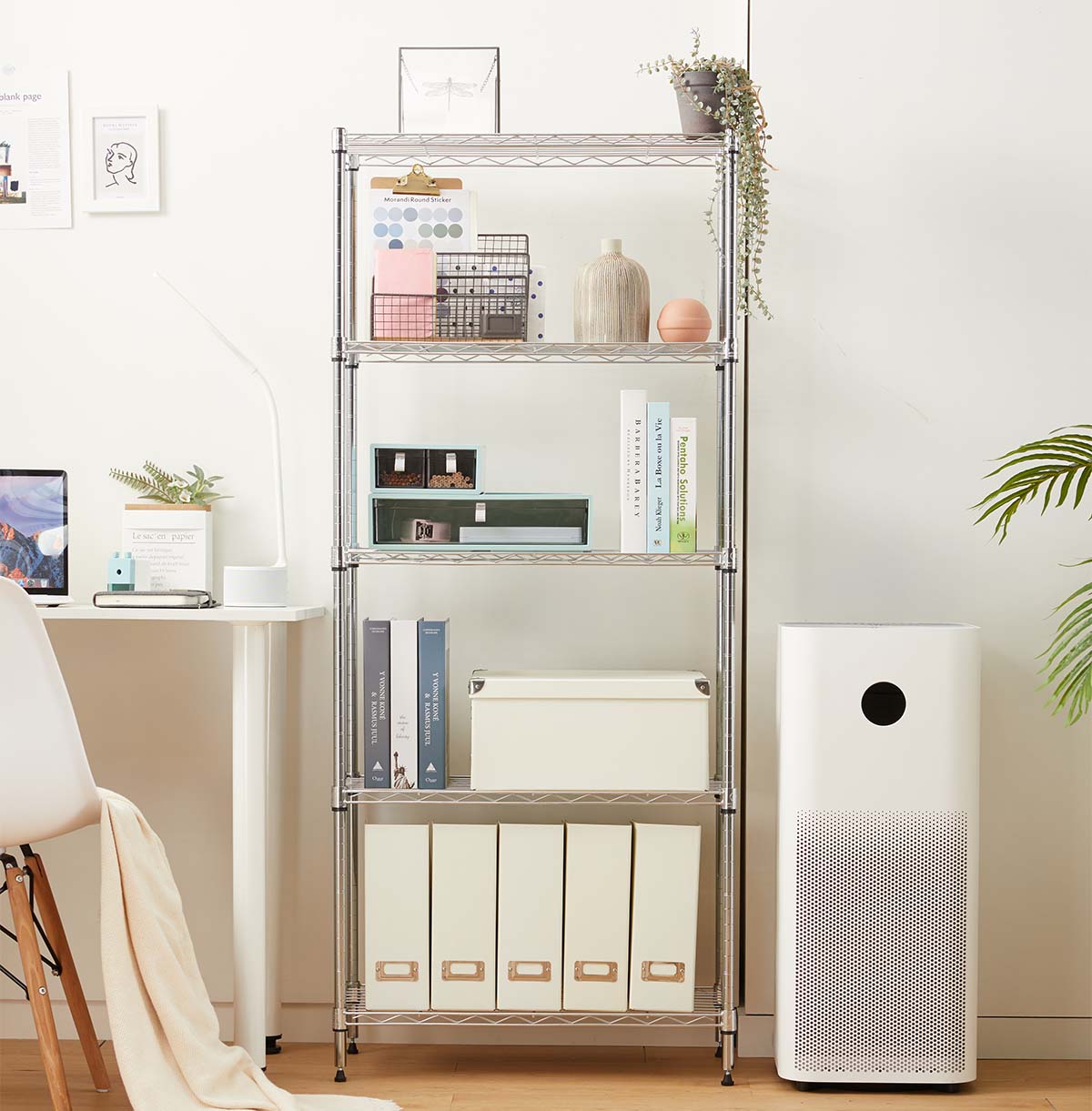 5-shelf wire storage rack Vendor