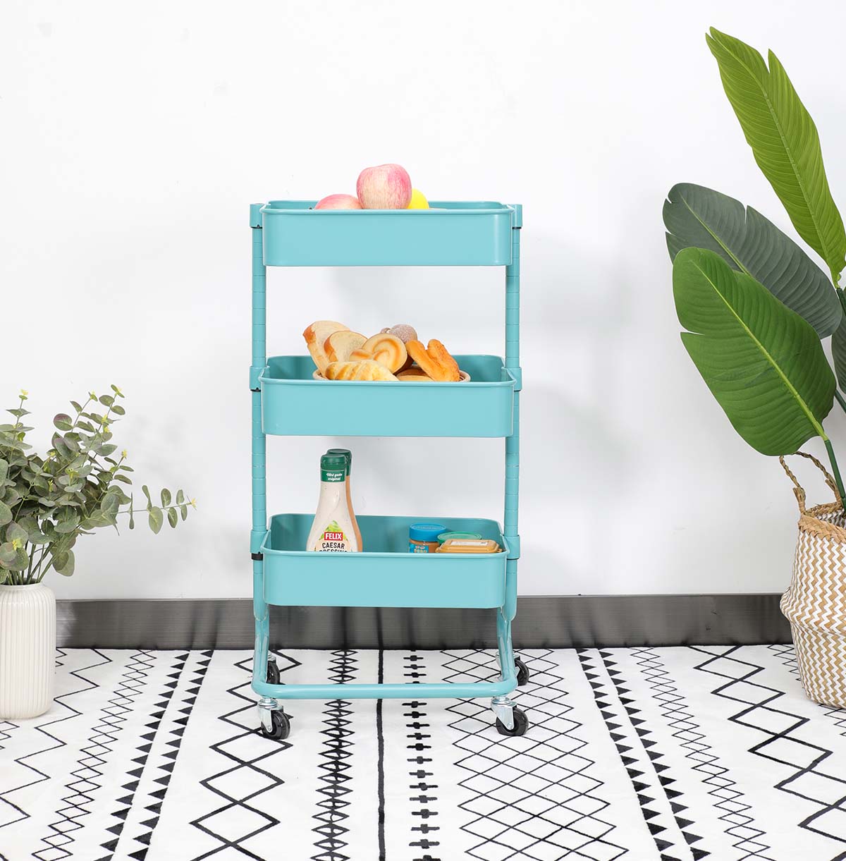 3 tier wire shelving unit price