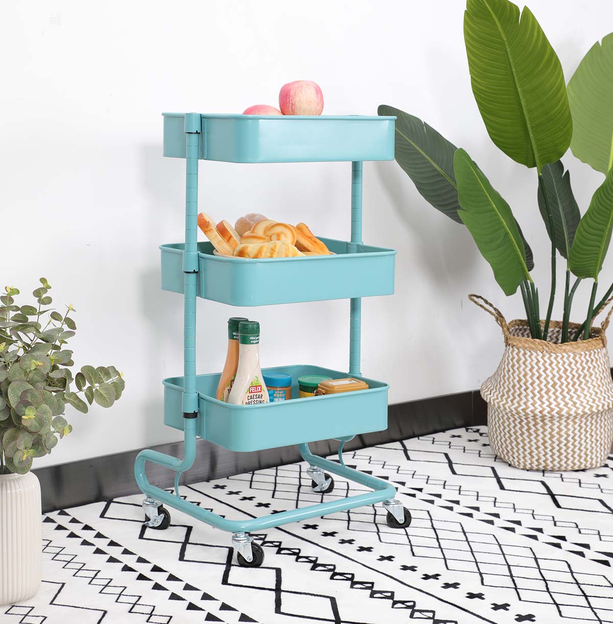 3 tier wire shelving unit price