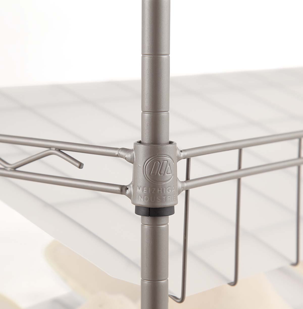 4 tier steel wire shelf supplier