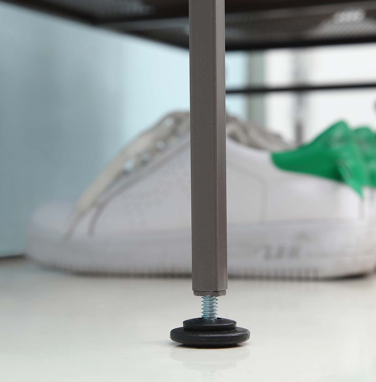 2-Tier Shoes Rack Shoe Shelf Storage Organizer With Mesh Shelves