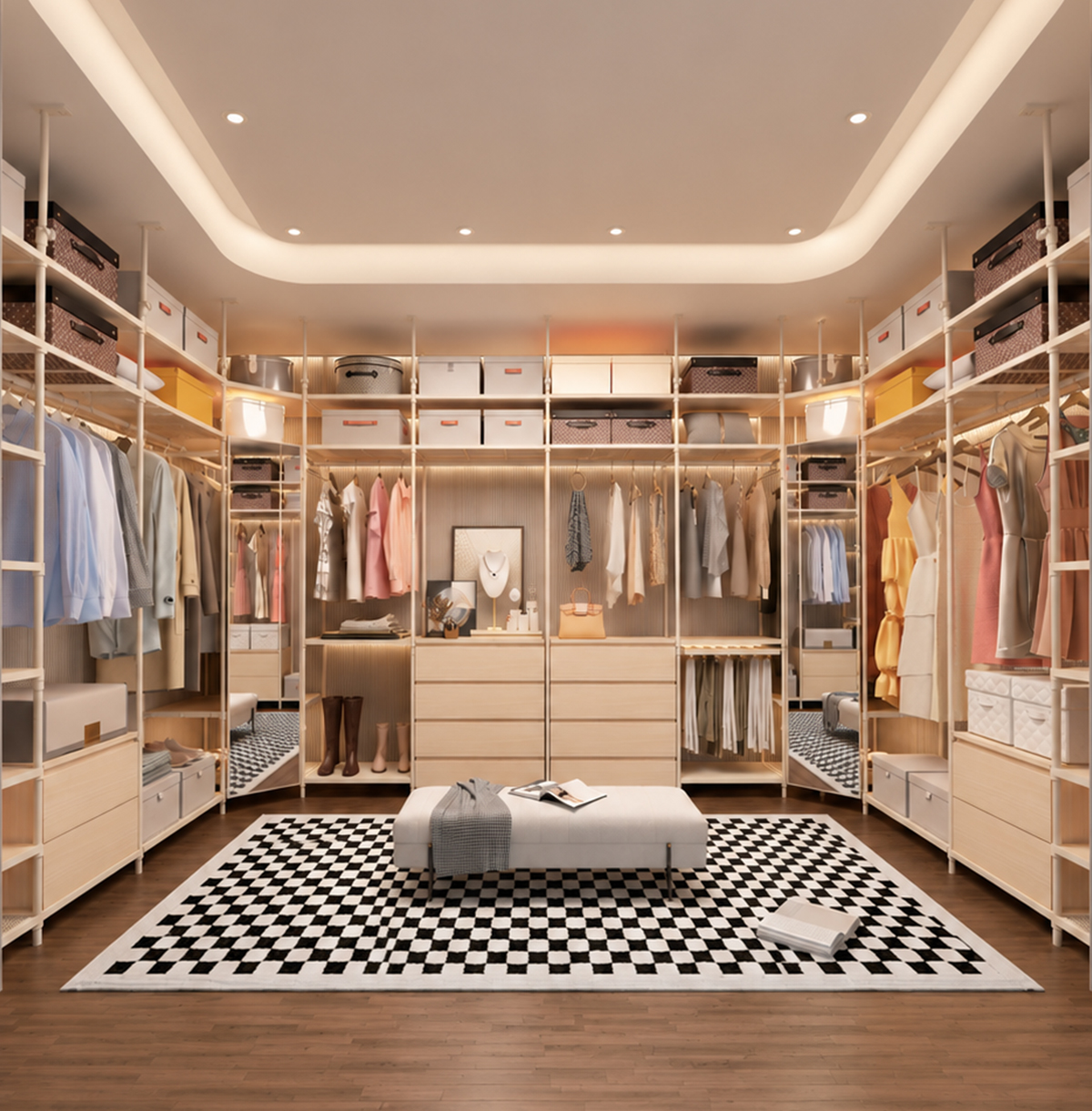 Metal Walk-In Closet Systems